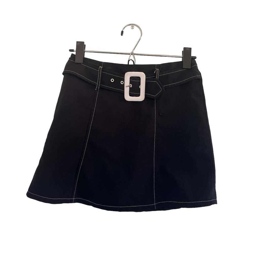 Vintage Y2k Utility Belt mini Skirt